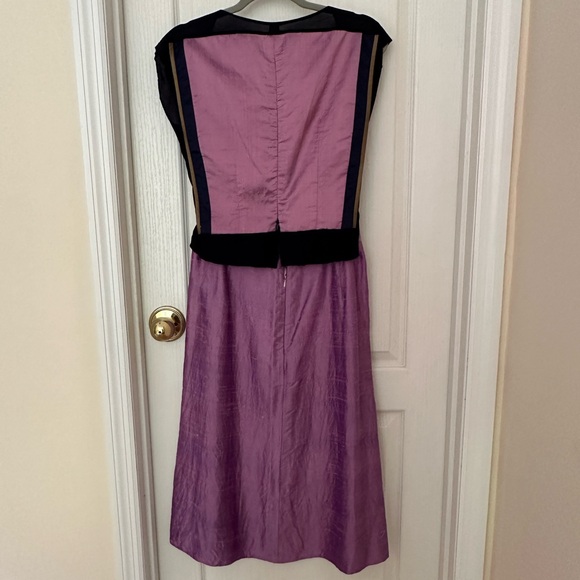 New Handmade Woman’s Lavender Silk Dress Top&Skirt, Sz S/M - Picture 7 of 16